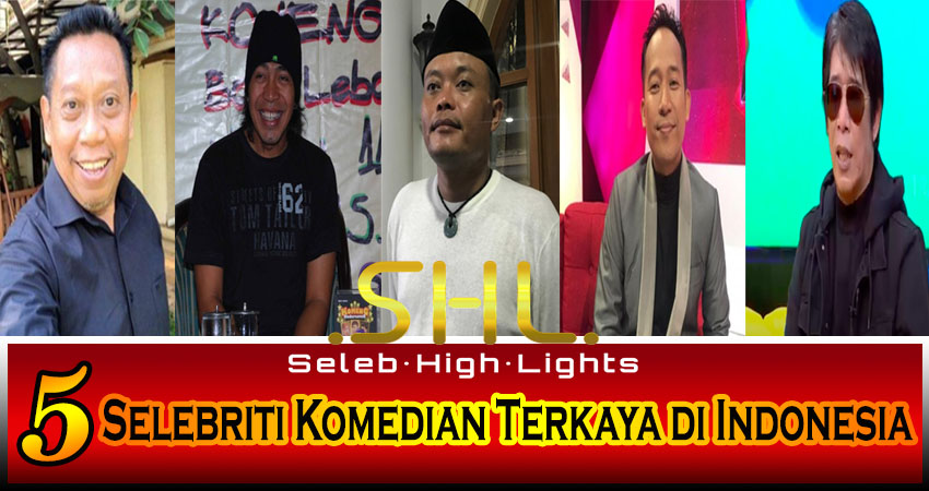 5 Selebriti Komedian Terkaya Di Indonesia