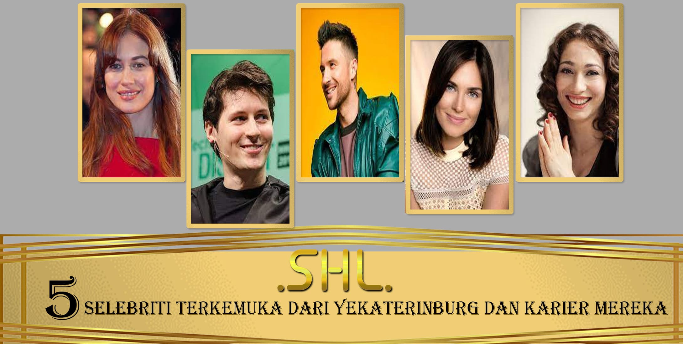 5 Selebriti Terkemuka Yekaterinburg