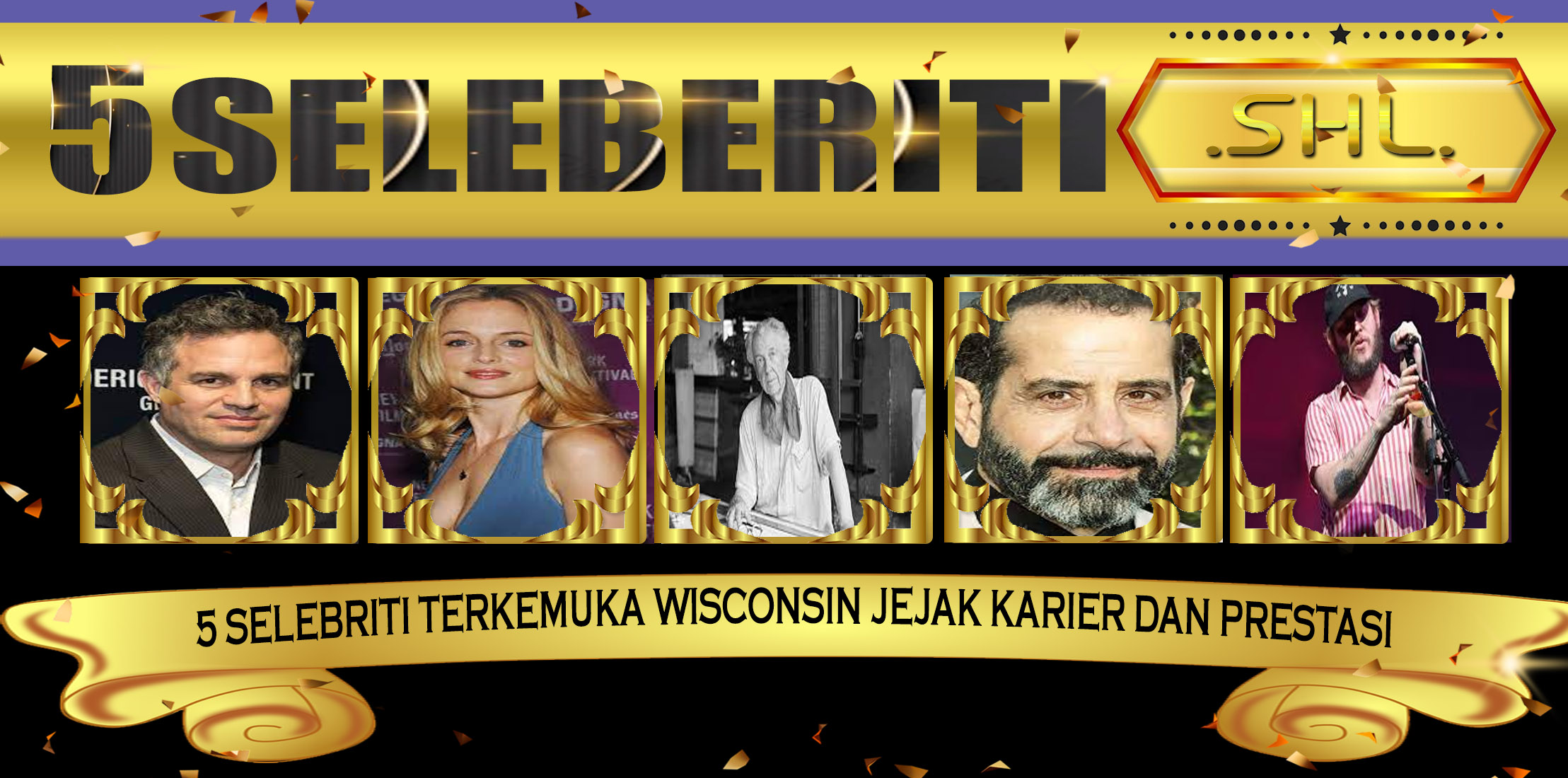 5 Selebriti Terkemuka Wisconsin