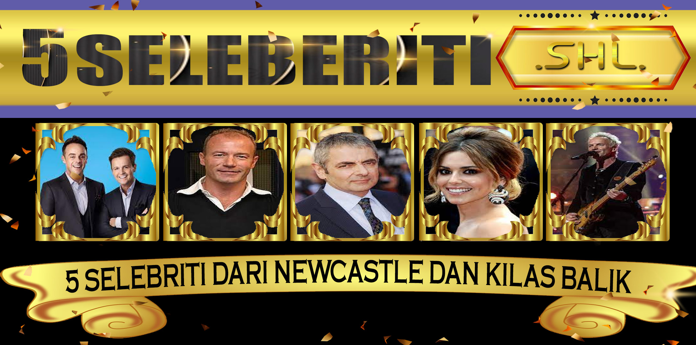 5 Selebriti dari Newcastle